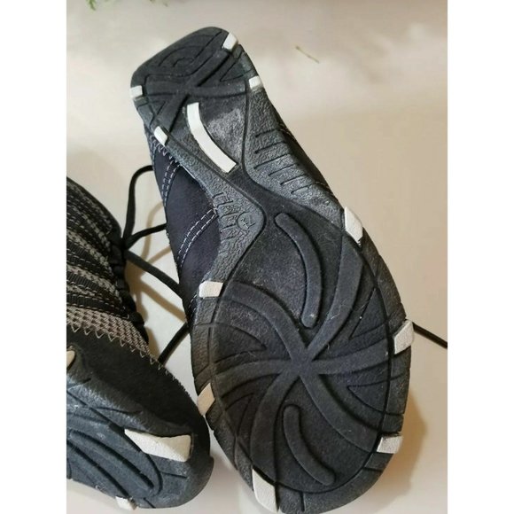 Bass Womens Lightweight Walking Sneaker 7.5 M blac comfort tennis lace up shoe - Picture 6 of 10